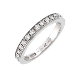 BVLGARI Dedicata a Venezia #45 Ring with Half Diamond in Platinum