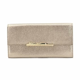 Cartier Panthere Art Deco Bifold Wallet in Bronze Leather with Gold Hardware (L3000969)