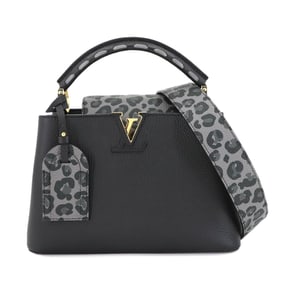 Louis Vuitton Wild at Heart Capucines BB 2-way Hand/Shoulder Bag in Taurillon Leather, Black,