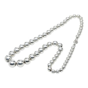 Tiffany & Co. Women's SV925 Silver Ball Chain Necklace
