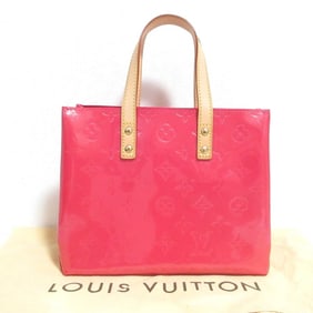 LOUIS VUITTON Vernis Reed PM Handbag, Pink, Women's