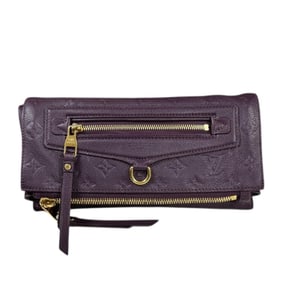 Pre-owned Louis Vuitton Petillante Monogram Empreinte clutch bag, M93826, purple, women's.
