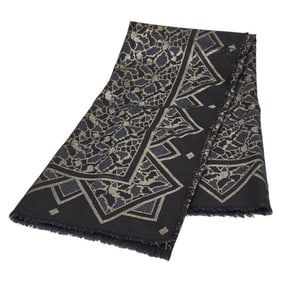 Christian Dior Dior all-over print scarf/stole in gold and black for women