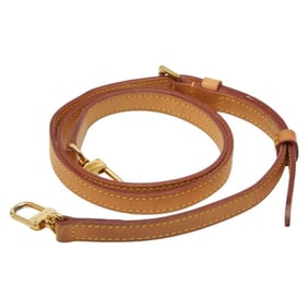 Louis Vuitton shoulder strap, beige leather, women's LOUIS VUITTON