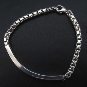 Tiffany & Co. Venetian Link ID Bracelet in 925SV Silver for Men and Women