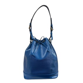 Pre-owned Louis Vuitton Noe Epi Shoulder Bag, Leather M44005, Blue, Women's