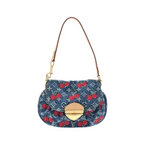 Louis Vuitton Monogram Cherry Denim (LV X TM) Sunset Shoulder Bag M13680