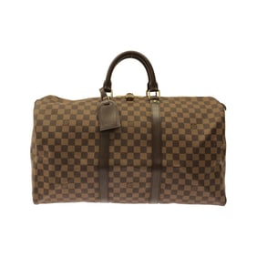 Louis Vuitton Damier Keepall 50cm N41427 Boston Bag