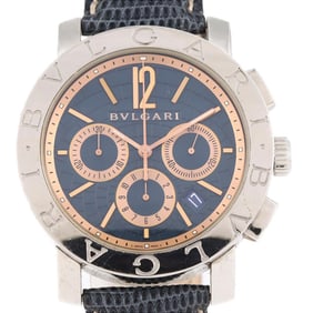 Bvlgari Chronograph BB42SLCH BB42C35LDCH Stainless Steel Automatic Watch