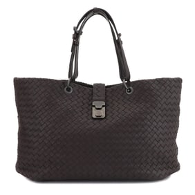 Bottega Veneta Intrecciato Tote Bag in Dark Brown Leather