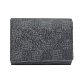 Louis Vuitton Damier Graphite Envelope Carte de Visite N63338 Business Card Holder/Card Case