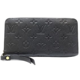 LOUIS VUITTON Louis Vuitton Zippy Wallet M60571 Monogram Empreinte Noir Women's 181847