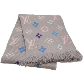 LOUIS VUITTON Louis Vuitton Stole/Scarf M75874 Echarpe Mania Gray/Pink Women's 181864