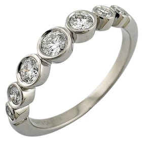 Pre-owned Tiffany & Co. Jazz Grande-Azur Ring in Platinum with Diamonds, Women's.