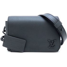 LOUIS VUITTON Aerogram Fastline Wearable Wallet M82085 Shoulder Bag Noir Men's 352992