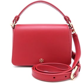 Tory Burch Women's Red Leather Shoulder Bag 352970