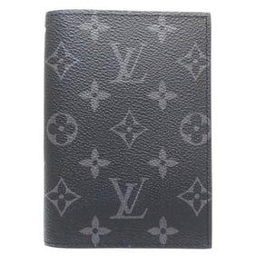 LOUIS VUITTON Passport Case M64501 Couverture NM Monogram Eclipse Black Men's 181843