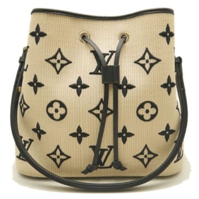 LOUIS VUITTON By the Pool NeoNoe MM M23080 Shoulder Bag in Beige Noir, Women's, 253448