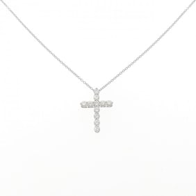 Tiffany small cross necklace