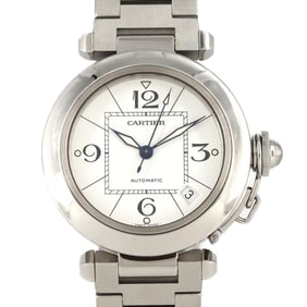 Cartier Pasha C W31074M7 Stainless Steel Automatic Watch