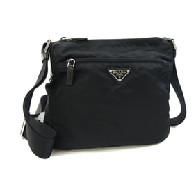 Prada Shoulder Bag 1BC948 Black Nylon and Leather Crossbody for Women