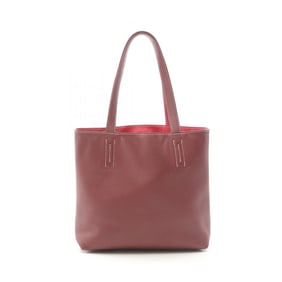 Hermes Hermès Double Sens 28 Tote Bag, Leather, Sikkim, Women's, Bordeaux, Red, Rouge Kazak