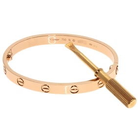 Cartier Love Bracelet with Screwdriver #16 18K Pink Gold Women's