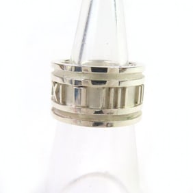 TIFFANY & Co. Tiffany Atlas SV925 Silver Ring, Approximately Japanese Size, Weight 10.4g, Includes
