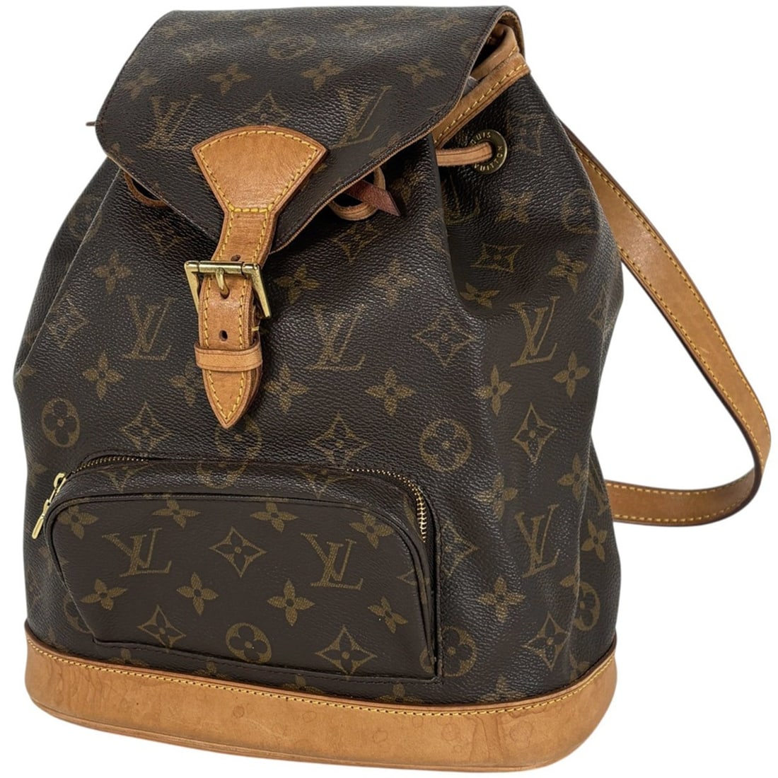 Louis Vuitton Montsouris MM Backpack Daypack Monogram Brown M51136 Women's: --- Catalog ---Category: SizeSize (HxWxD): 30cm x 25cm x 12cm / 11.81'' x 9.84'' x 4.72''Category: DesignType: BackpackColor: BrownGender: WomenMaterial: Monogram Category: GeneralLine: MonogramBrand: