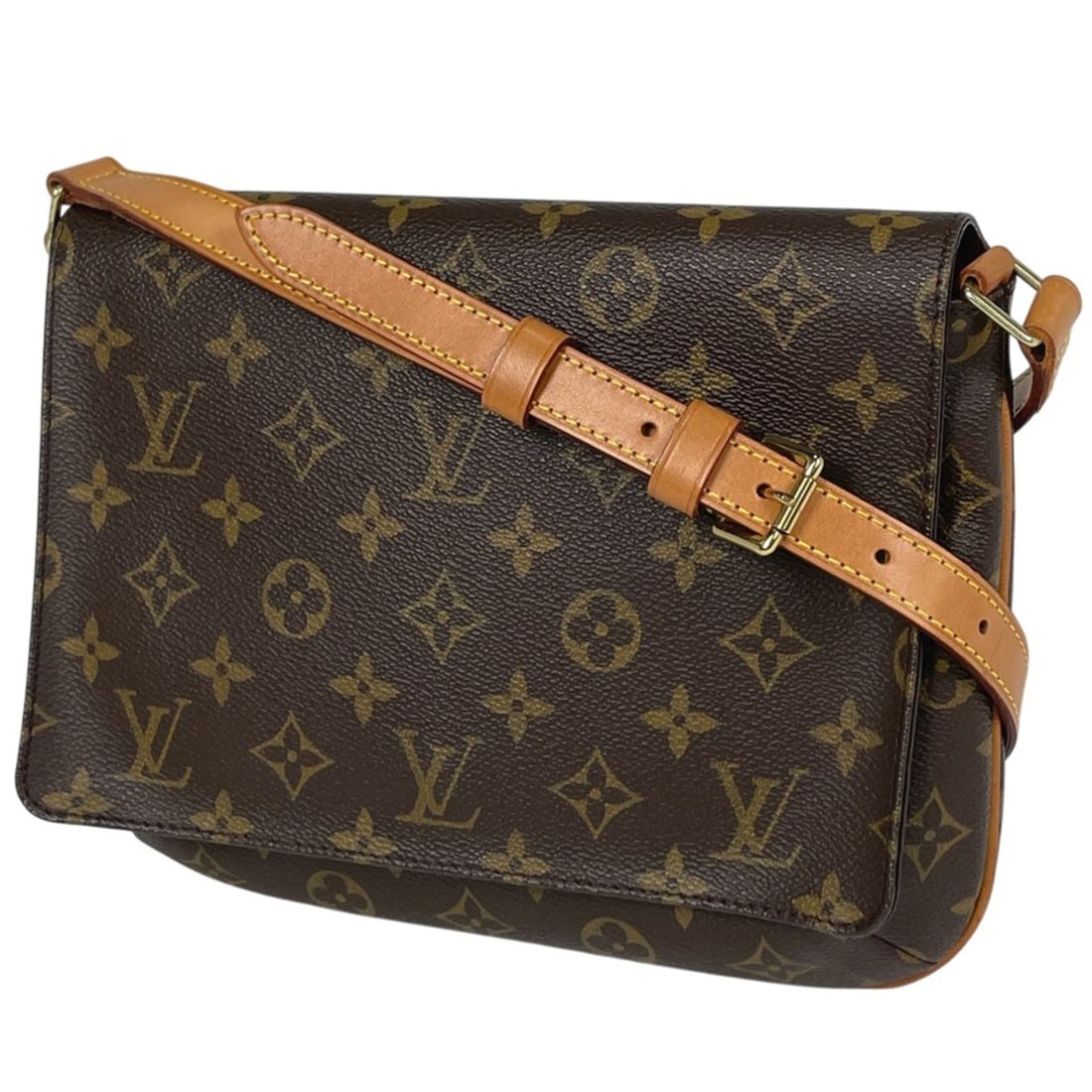 Louis Vuitton Musette Tango Short Shoulder Bag Monogram Brown M51257 Women's: --- Catalog ---Category: SizeSize (HxWxD): 18cm x 24cm x 6cm / 7.08'' x 9.44'' x 2.36''Category: DesignType: Shoulder bagColor: BrownGender: WomenMaterial: Monogram Category: GeneralLine: MonogramBran