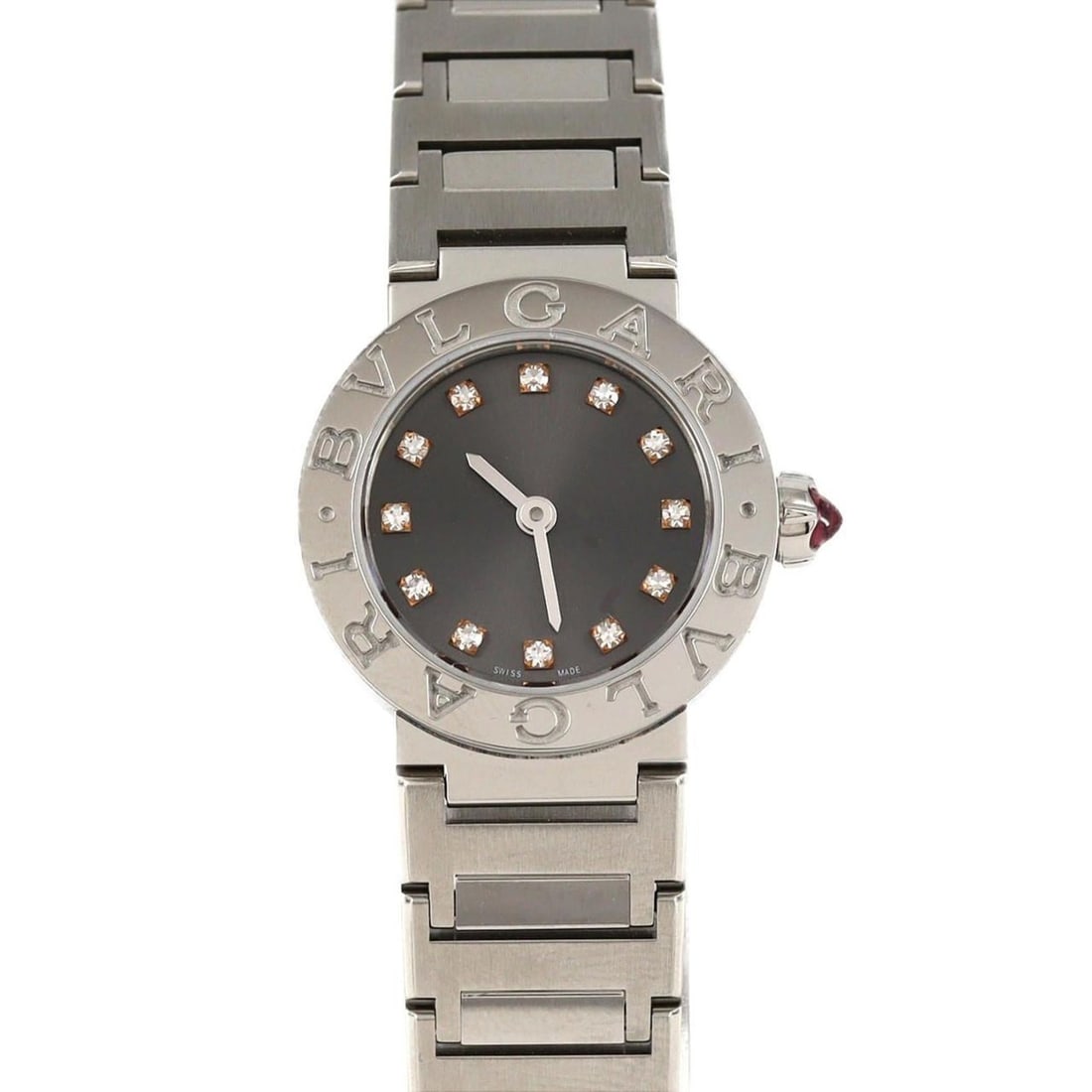 Bvlgari 12P BB23S 103690 Stainless Steel Quartz Watch (1 of 10)