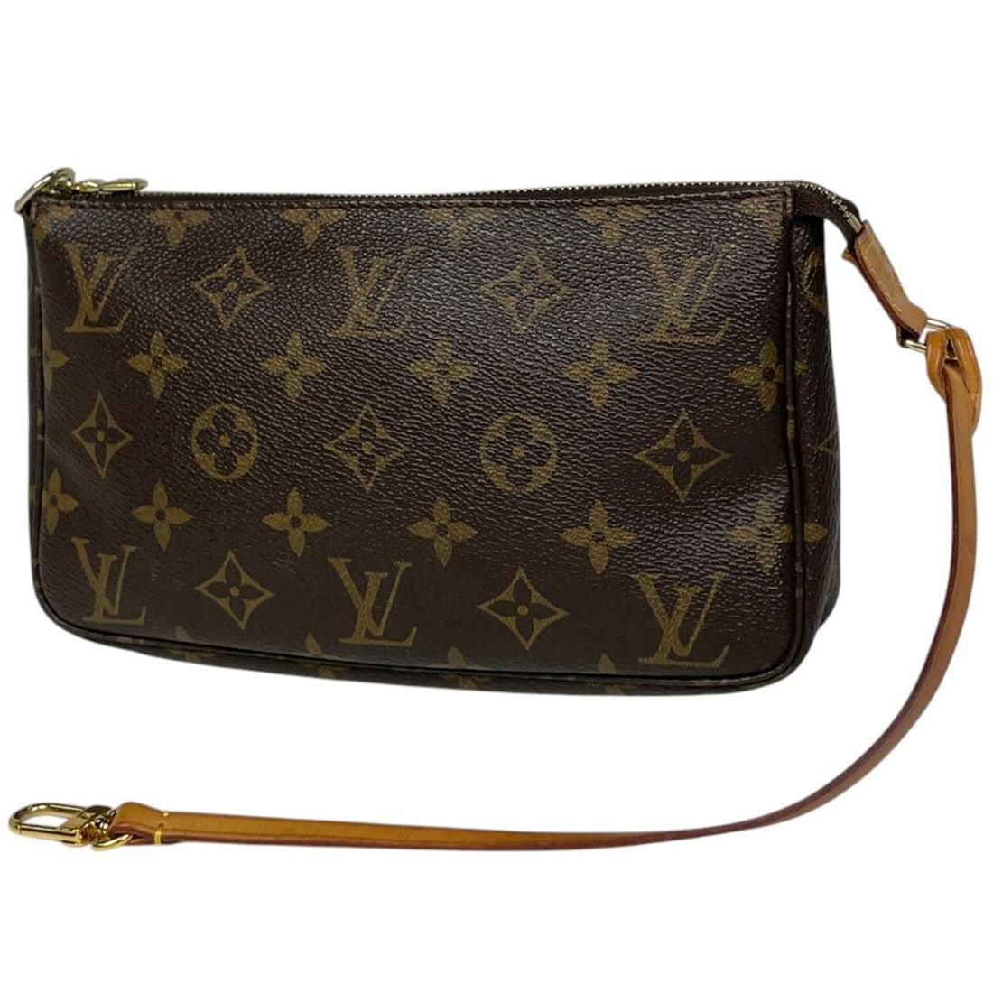 Louis Vuitton Pochette Accessoires Makeup Cosmetics Accessory Pouch Monogram Brown M51980 Women's (1 of 13)