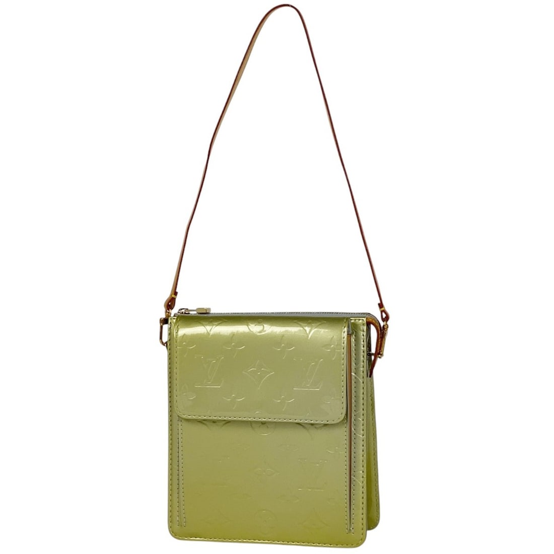 Louis Vuitton Mott Enamel Shoulder Bag Monogram Vernis Gris (Gray) M91030 Women's: --- Catalog ---Category: SizeSize (HxWxD): 18cm x 16cm x 5cm / 7.08'' x 6.29'' x 1.96''Category: DesignType: Shoulder bagColor: Gray, GrisGender: WomenMaterial: Monogram Vernis Category: GeneralLine: