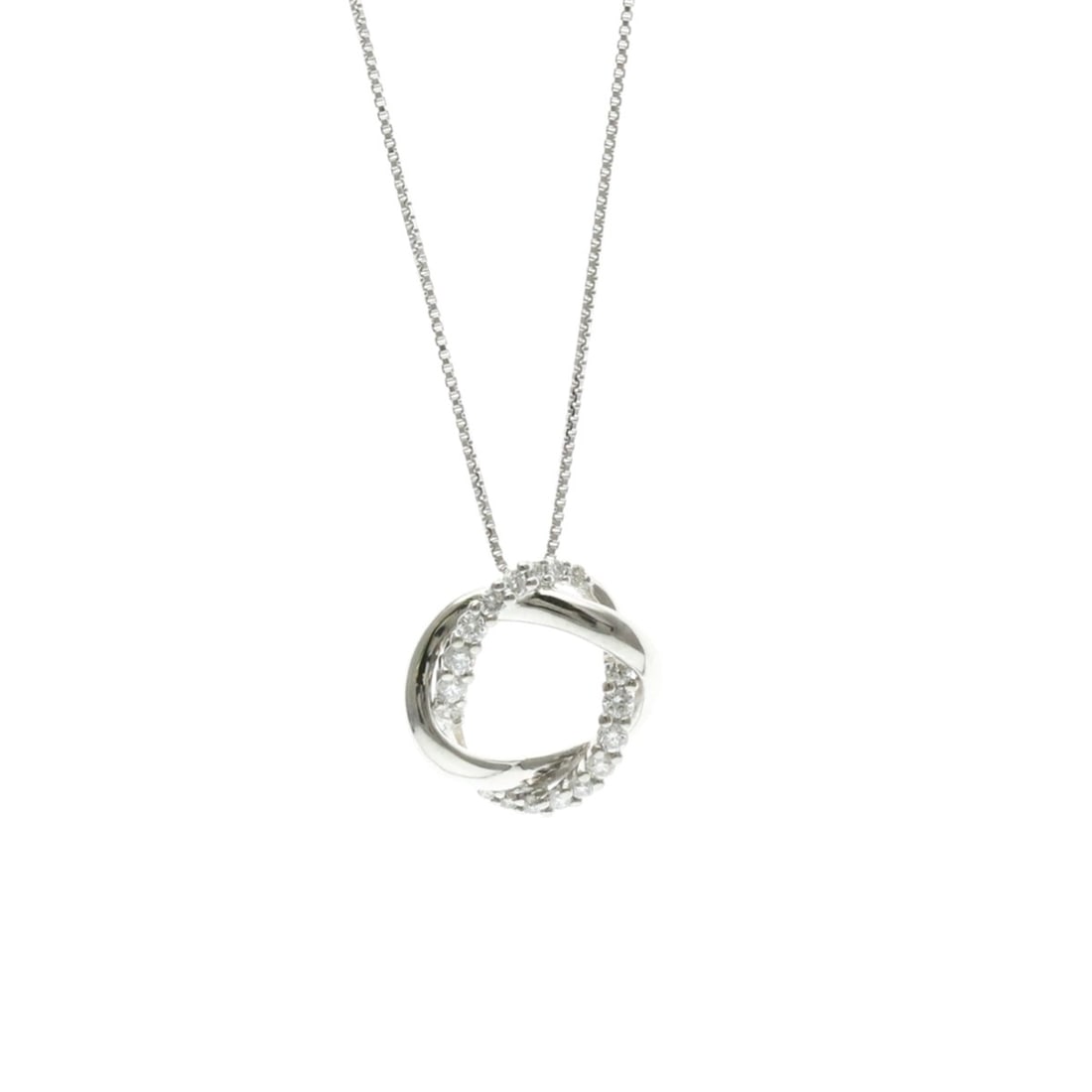 Vendome Aoyama Diamond Circle Necklace Platinum,Platinum 850 Diamond Men,Women Fashion Pendant (1 of 15)
