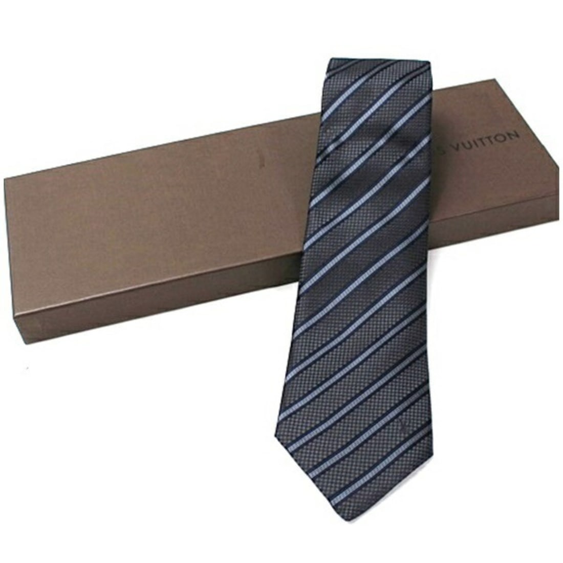 Louis Vuitton Silk Tie Stripe LOUIS VUITTON Men's (1 of 11)