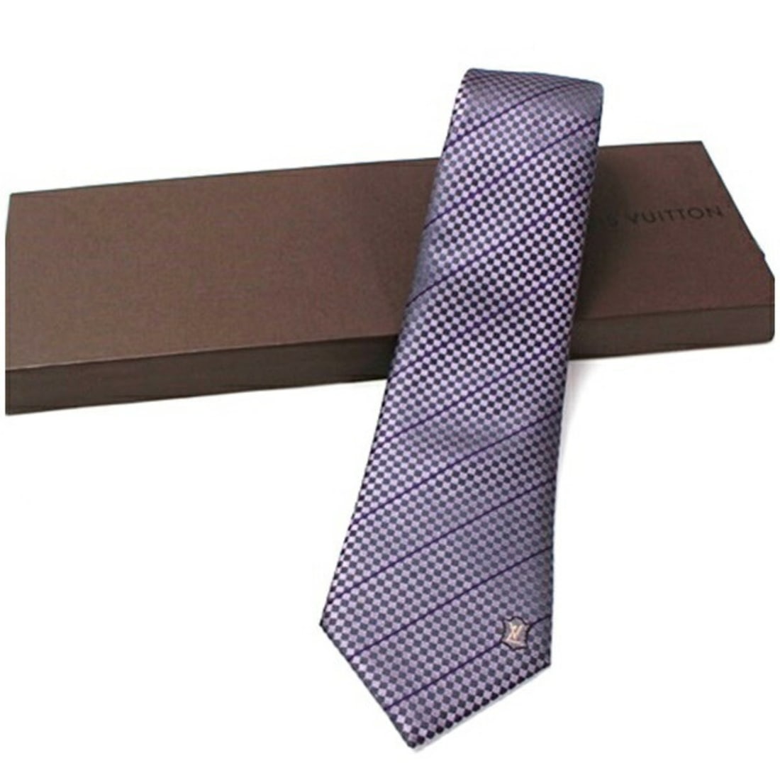 Louis Vuitton Silk Tie Cravate LOUIS VUITTON Men's (1 of 10)