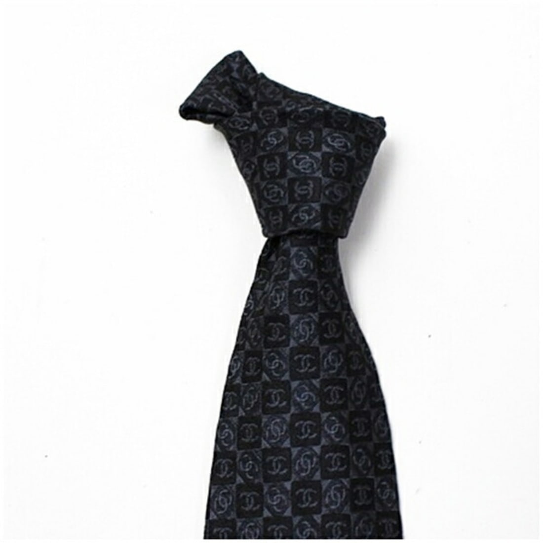 CHANEL silk tie pattern men's - 7
