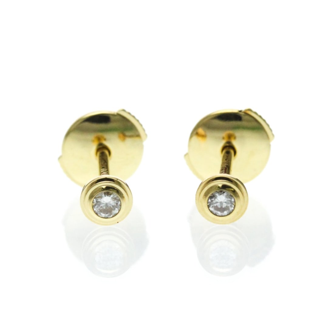 Cartier D'Amour Earrings XS Diamond Yellow Gold (18K) Stud Earrings Gold (1 of 20)