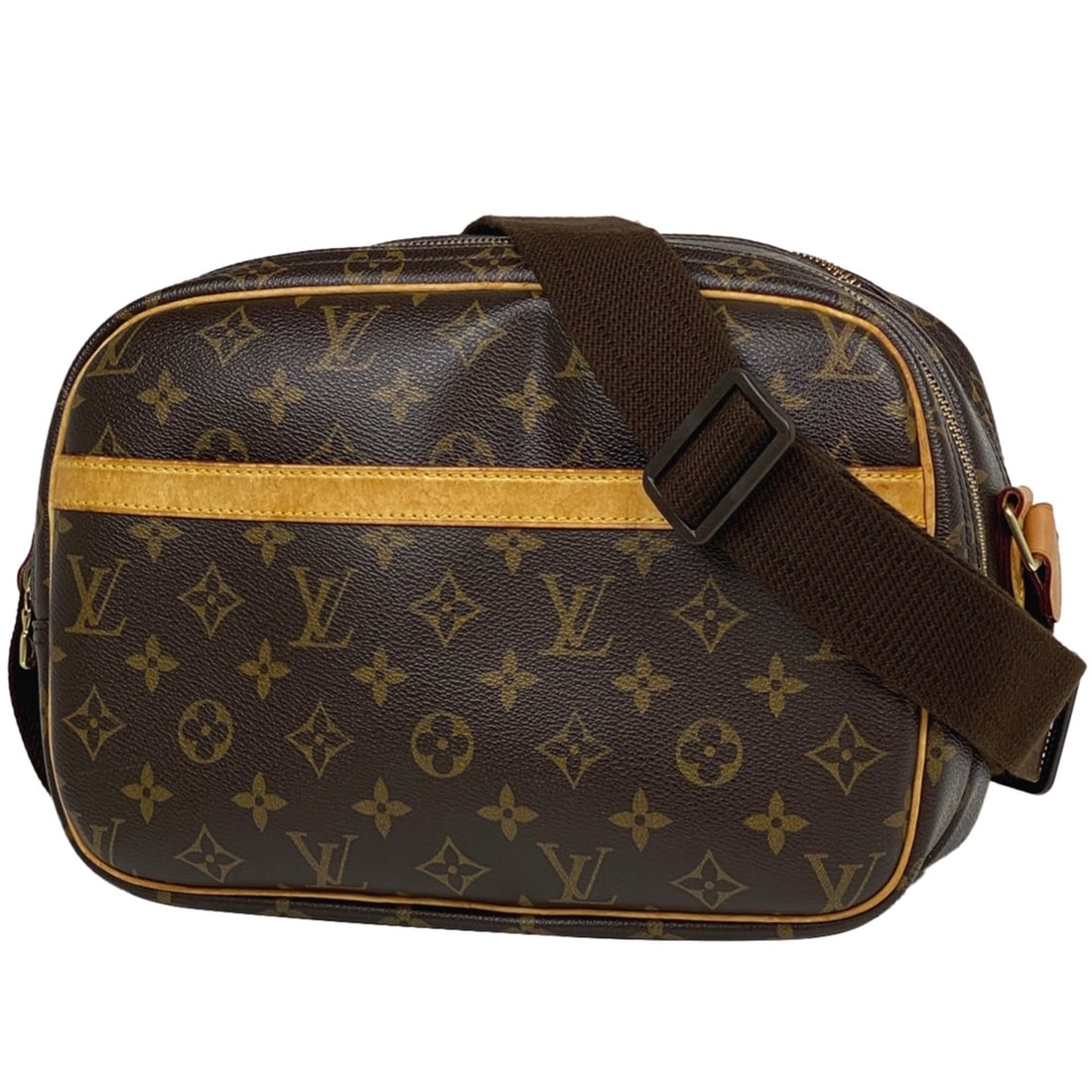 Louis Vuitton Reporter PM Crossbody Shoulder Bag Monogram Brown M45254 Women's: --- Catalog ---Category: SizeSize (HxWxD): 21cm x 28cm x 11cm / 8.26'' x 11.02'' x 4.33''Category: DesignType: Shoulder bagColor: BrownGender: WomenMaterial: Monogram Category: GeneralBrand: Louis Vui