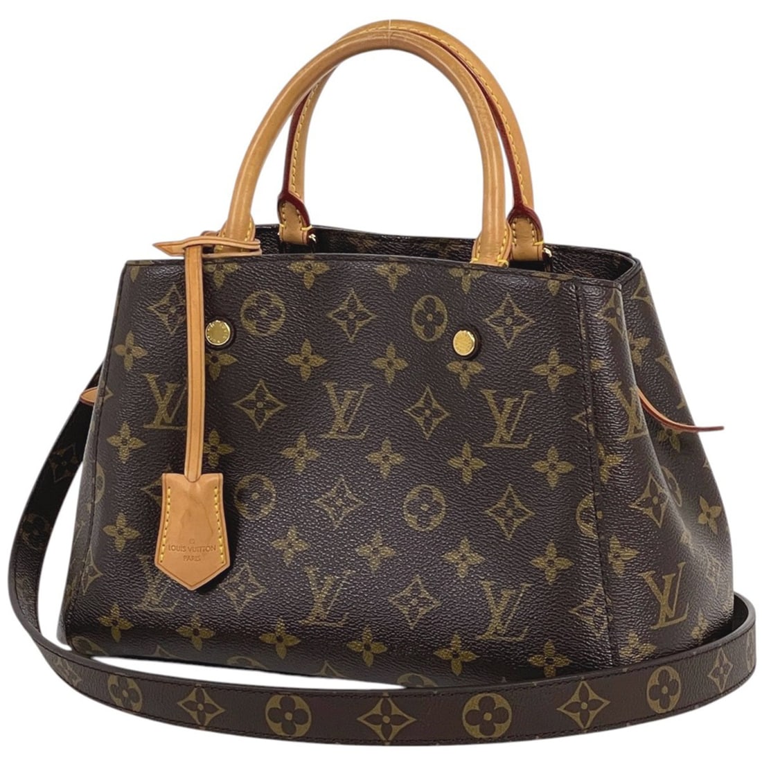 Louis Vuitton Montaigne BB Shoulder Bag/2-Way Handbag Monogram Brown M41055 Women's (1 of 18)