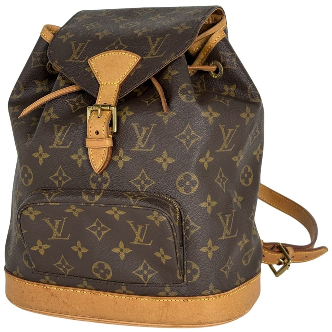 Louis Vuitton Montsouris MM Backpack Daypack Monogram Brown M51136 Women's (1 of 10)