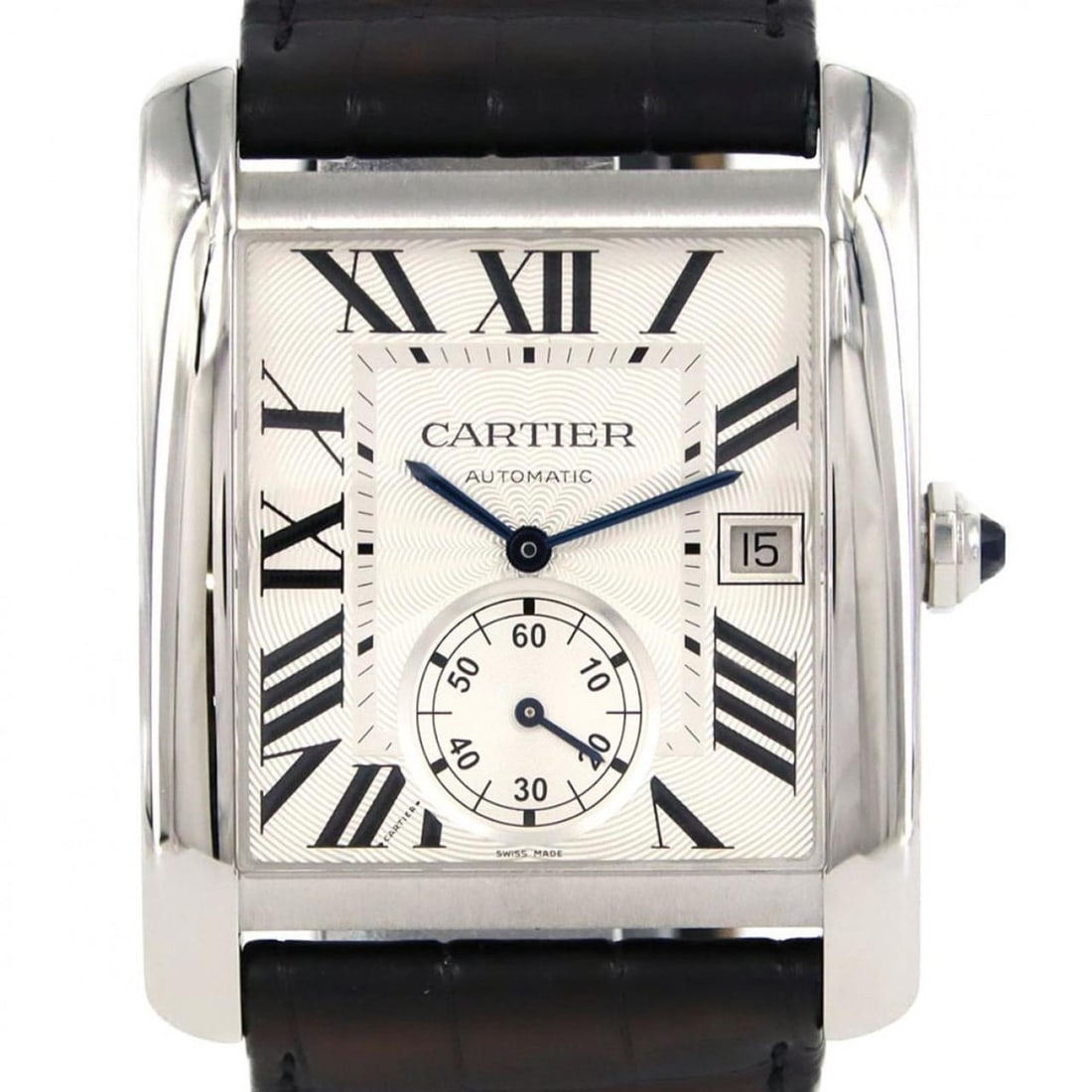 Cartier Tank MC LM W5330003 Stainless Steel Automatic Watch: --- Catalog ---Category: SizeCase Diameter: 34mm / 1.34''Category: DesignType: WristwatchGender: MenColor (Dial): SilverMaterial (Band): Stainless steelMaterial (Case): Stainless steelCategory: Genera
