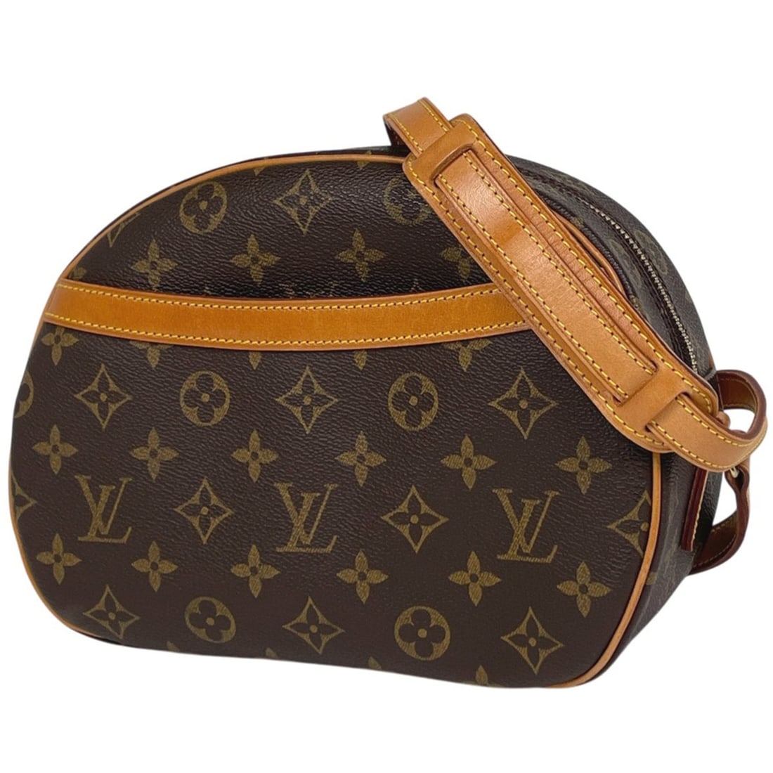 Louis Vuitton Blois Crossbody Shoulder Bag Monogram Brown M51221 Women's (1 of 10)