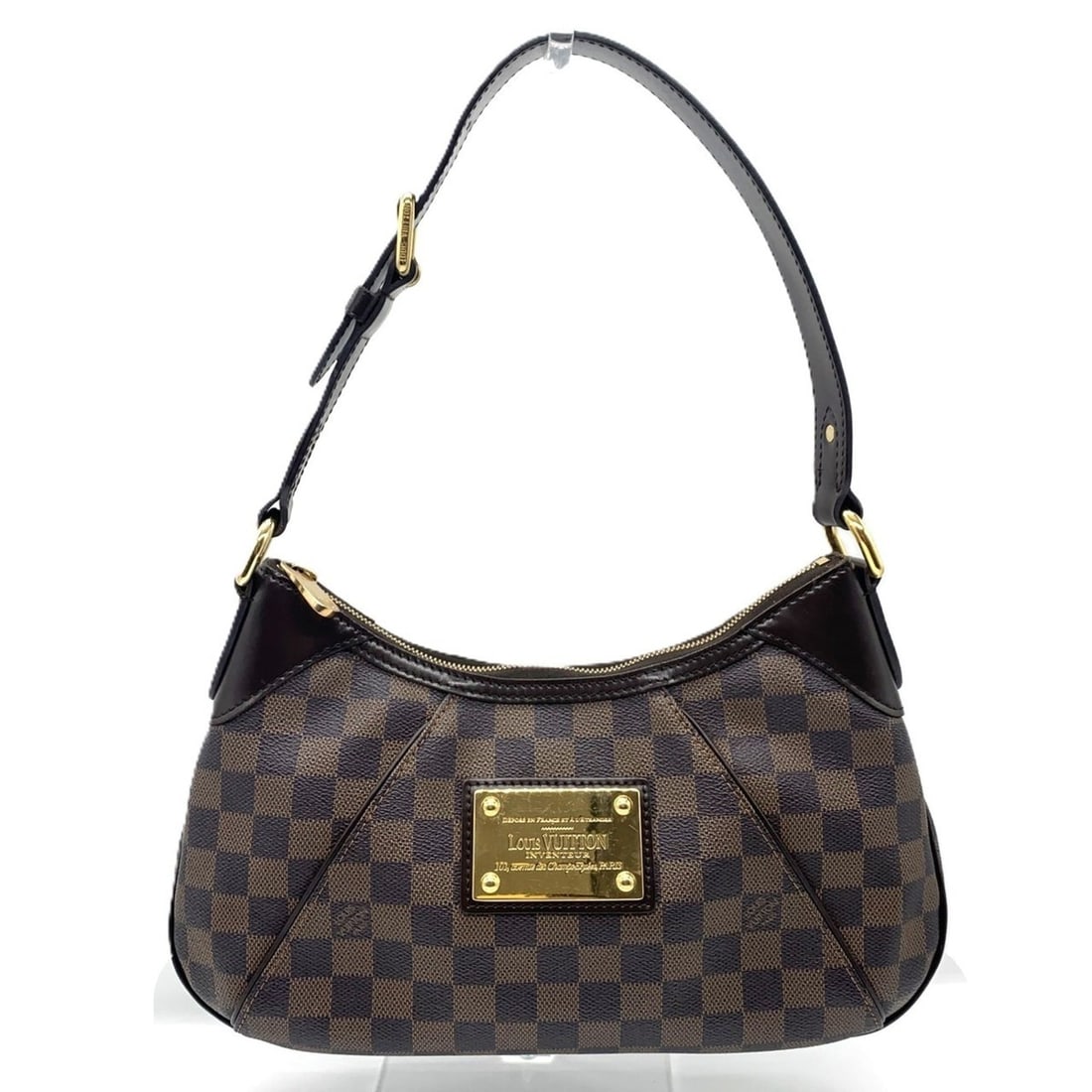 Louis Vuitton Thames PM Damier Brown Shoulder Bag N48180 Women's: --- Catalog ---Category: SizeSize (HxWxD): 17cm x 34cm x 7.5cm / 6.69'' x 13.38'' x 2.95''Category: DesignType: Shoulder bagGender: WomenMaterial: Damier Canvas Category: GeneralMPN: N48180Brand: Loui