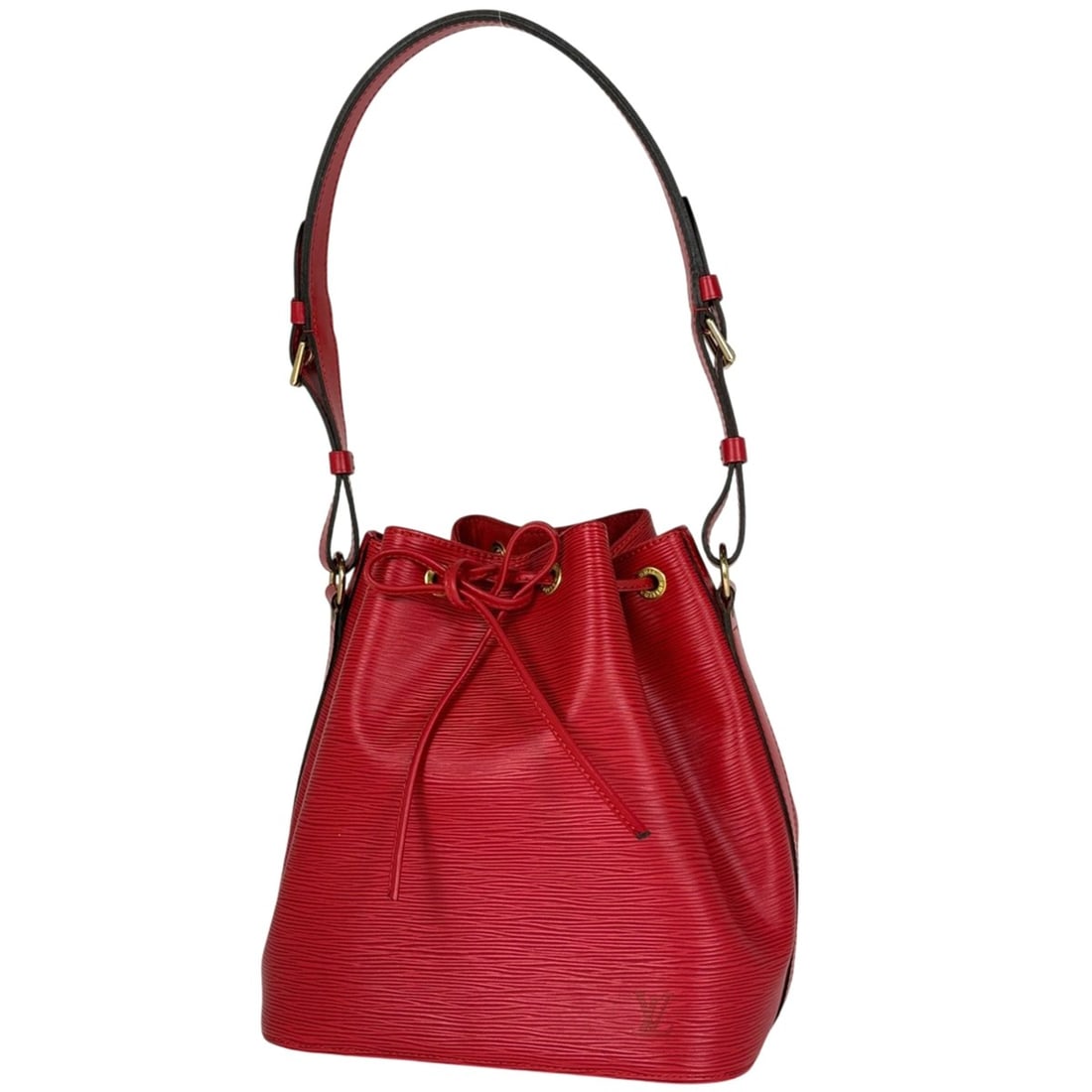 Louis Vuitton Petit Noe One-Shoulder Drawstring Shoulder Bag in Epi Castilian Red, M44107, Women's (1 of 14)