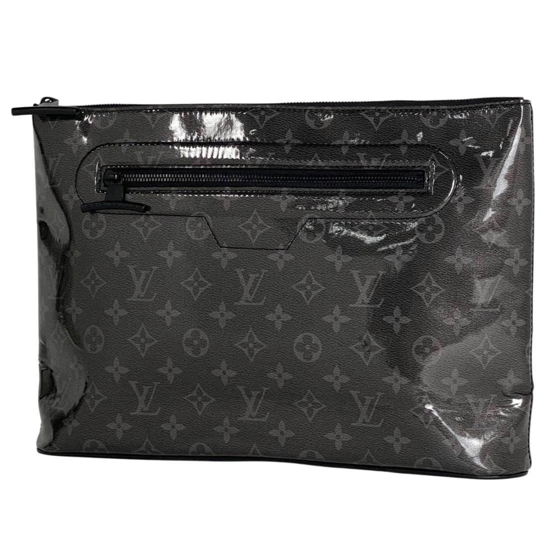 Louis Vuitton Pochette Cosmos Monogram Eclipse Glaze Clutch Bag in Noir (Black) M63373 Men's (1 of 12)