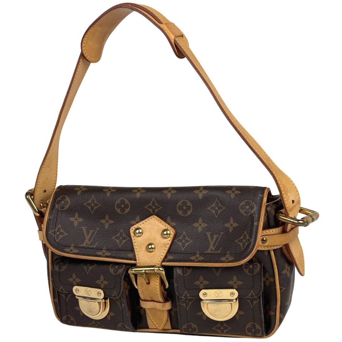 Louis Vuitton Hudson One-Shoulder Shoulder Bag Monogram Brown M40027 Women's: --- Catalog ---Category: SizeSize (HxWxD): 19cm x 29cm x 8cm / 7.48'' x 11.41'' x 3.14''Category: DesignType: Shoulder bagColor: BrownGender: WomenMaterial: Monogram Category: GeneralBrand: Louis Vuit