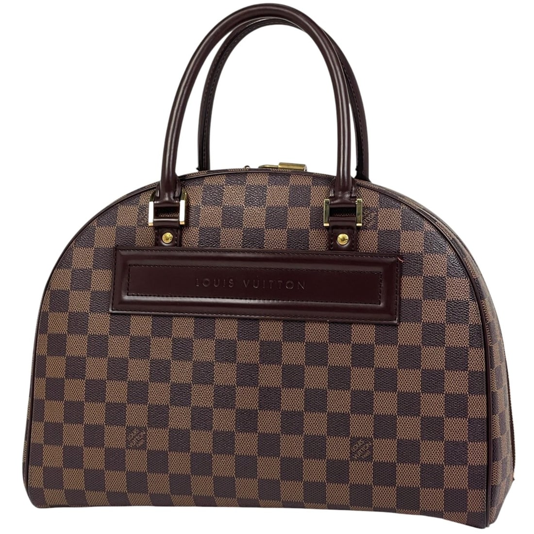Louis Vuitton Nolita Boston Bag/Bowling Bag/Handbag Damier Brown N41455 Women's: --- Catalog ---Category: SizeSize (HxWxD): 26cm x 34cm x 15cm / 10.23'' x 13.38'' x 5.9''Category: DesignType: Boston bag, HandbagColor: BrownGender: WomenMaterial: Damier Canvas Category: GeneralBran