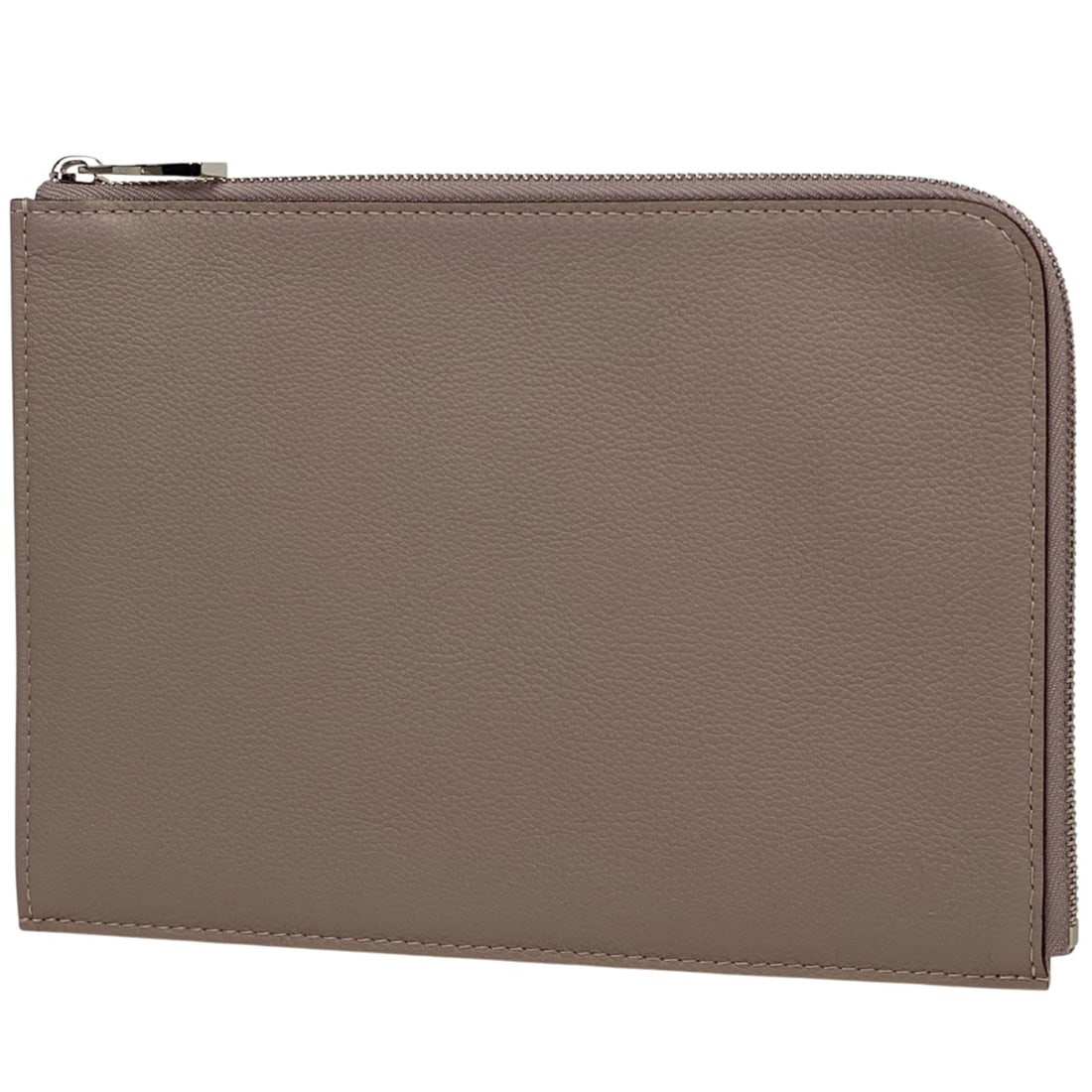 Louis Vuitton Pochette Jour PM Second Bag, Pouch, L-Zip Clutch Taurillon Leather, Taupe, R99760, (1 of 10)