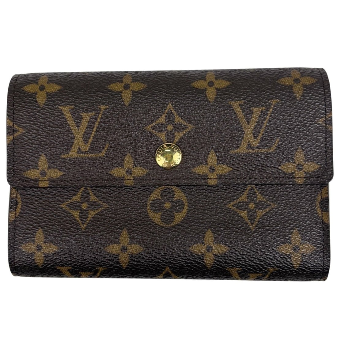 Louis Vuitton Portefeuille Alexandra Tri-fold Wallet with Billfold and Coin Purse, Monogram Brown, (1 of 14)